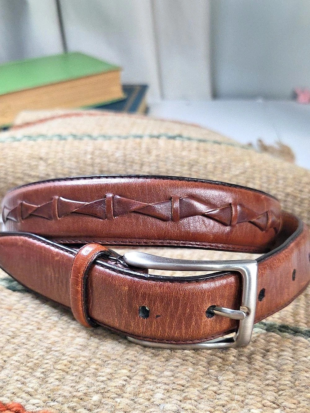 Fossil Full Grain Leather Belt Brown 95/38